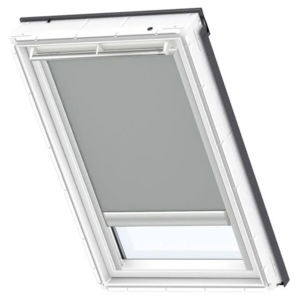 velux tenda per finestra da tetto oscurante  dkl pk25 0705s l 55 x h 94 cm grigio