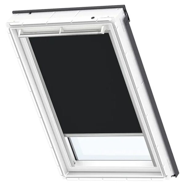 velux tenda per finestra da tetto oscurante  dkl pk25 3009s l 55 x h 94 cm nero