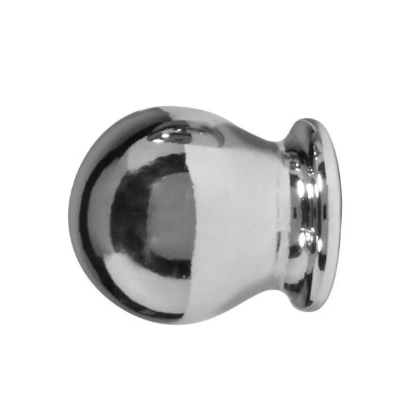leroy merlin finale per bastone jolly sfera in alluminio cromo lucido Ø 13 mm, 2 pezzi