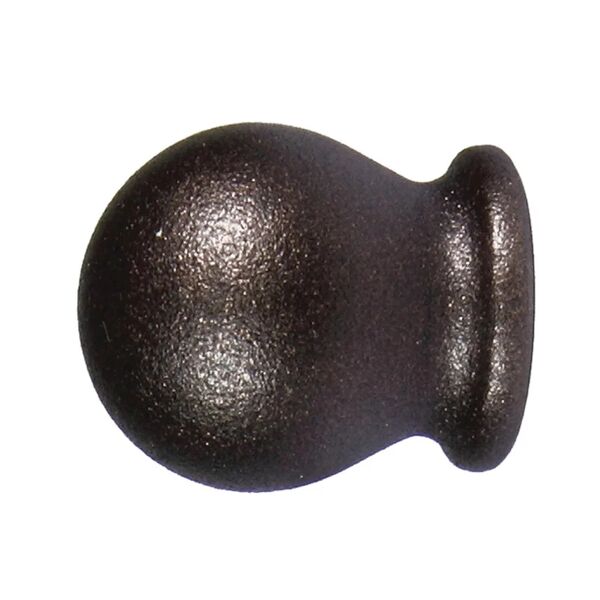leroy merlin finale per bastone jolly sfera in alluminio verniciato ruggine Ø 13 mm, 2 pezzi
