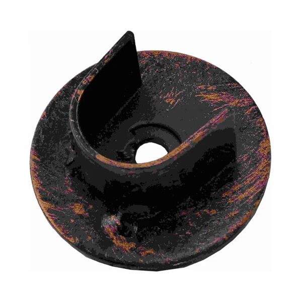 leroy merlin supporto rosetta Ø20mm eco in acciaio nero verniciato 2cm, 2 pz
