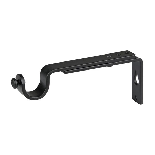 leroy merlin supporto singolo aperto estensibile Ø20mm nuvole in zama nero opaco 11cm, 2 pz