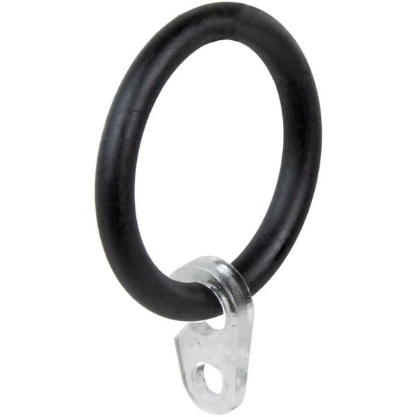 leroy merlin anello Ø20mm nuvole in alluminio nero cromato, 8 pz