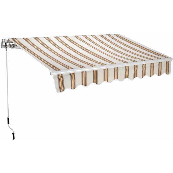 leroy merlin tenda da sole a bracci estensibili mod. t137, l 2.5 x 2 m beige