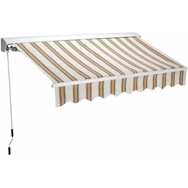 leroy merlin tenda da sole a bracci estensibili, l 3 x 2 m beige