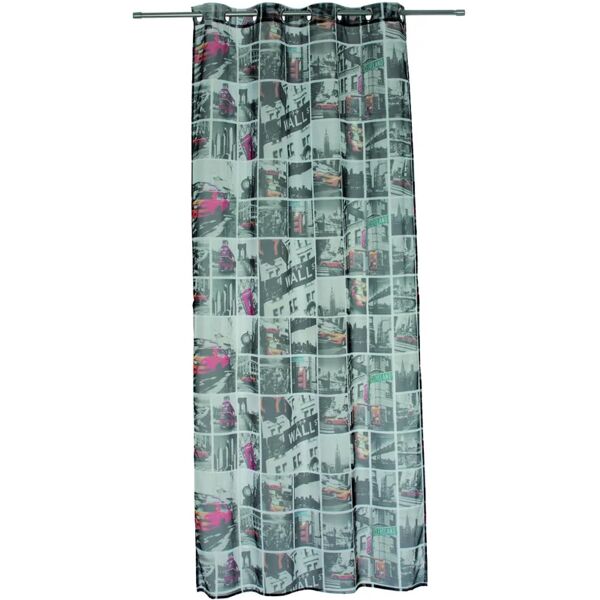 leroy merlin tenda filtrante voile urban road multicolore, occhiello 140x280 cm