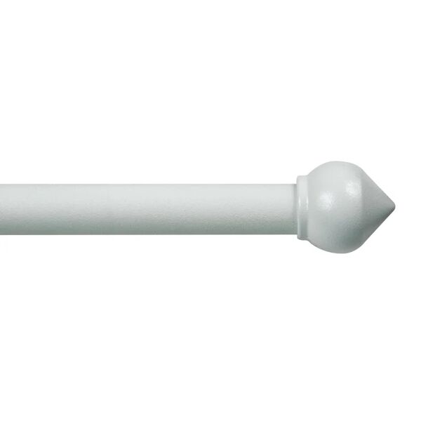 leroy merlin kit bastone per tenda estensibile da 120 a 210 cm bulbo in ferro cromato bianco Ø 20 mm