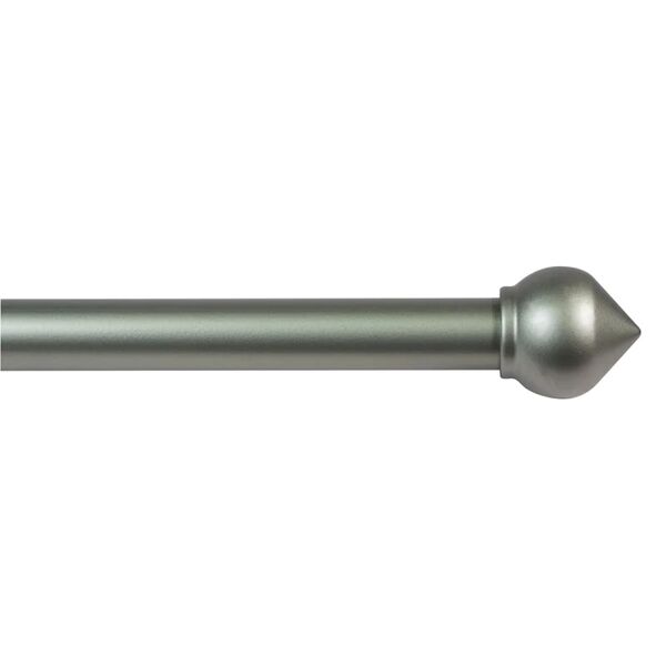 leroy merlin kit bastone per tenda  bulbo in ferro cromato argento, cromo nickelato Ø 20 mm l 210 cm