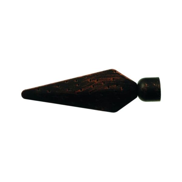 leroy merlin finale per bastone eco lancia pomolo in ferro verniciato nero rame Ø 20 mm, 1 pezzo