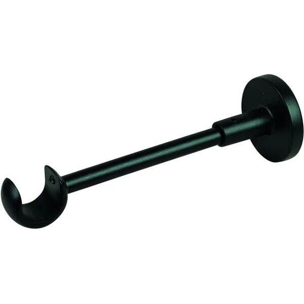 leroy merlin supporto singolo aperto Ø20mm nuvole in alluminio nero verniciato 16cm