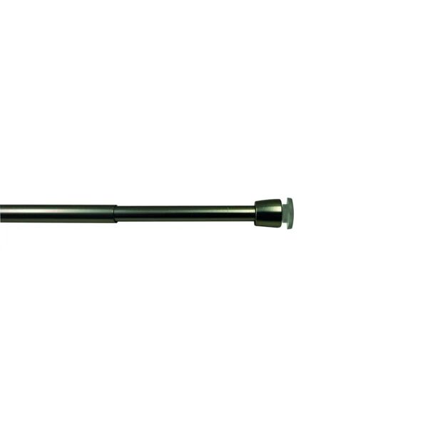 leroy merlin kit bastone per tendina a vetro a pressione estensibile da 30 a 40 cm sam in ottone ottonato argento Ø 7 mm