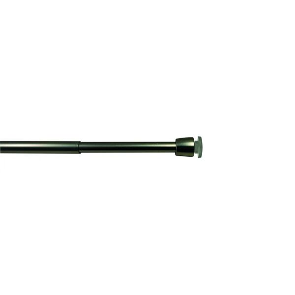 leroy merlin kit bastone per tendina a vetro a pressione estensibile da 40 a 50 cm sam in ottone ottonato argento Ø 7 mm