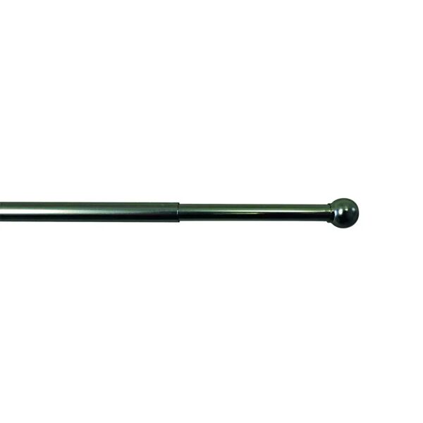 leroy merlin kit bastone per tendina a vetro estensibile da 70 a 110 cm cloe in ottone ottonato argento Ø 7 mm