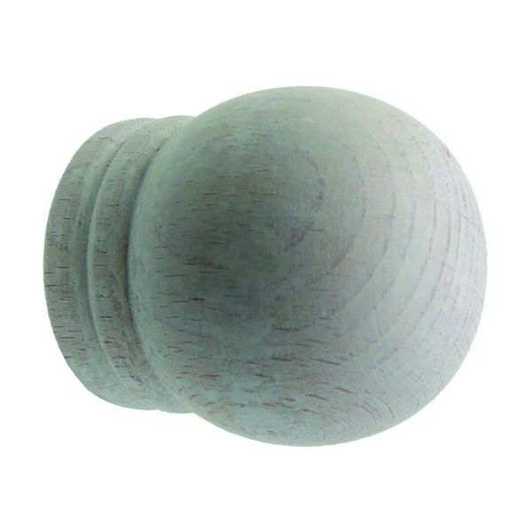 leroy merlin finale per bastone aspen sfera in legno decapato bianco Ø 28 mm, 2 pezzi