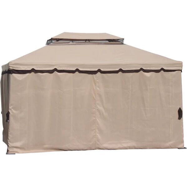 naterial tenda zanzariera beru marrone l 400 x h 300 cm