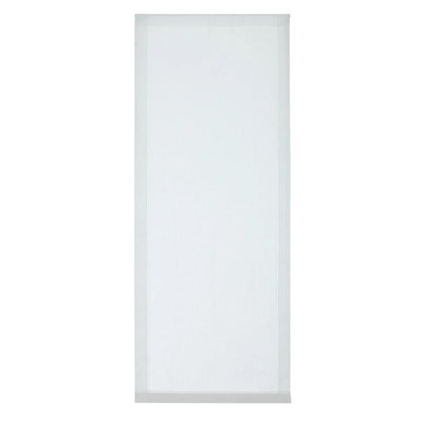 leroy merlin tendina a vetro semi-filtrante vittoria bianco, passanti nascosti 60x150 cm