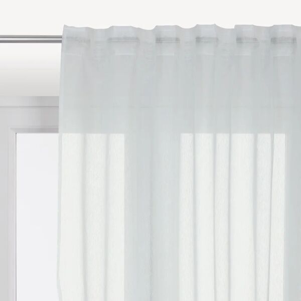 inspire tenda filtrante  voile softy bianco, fettuccia e passanti nascosti 200x280 cm