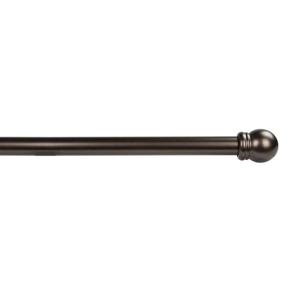 leroy merlin kit bastone per tenda estensibile da 160 a 300 cm boccia in ferro verniciato nero, bianco Ø 20 mm