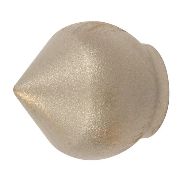 leroy merlin finale per bastone deserto bulbo cono in alluminio verniciato sabbia Ø 20 mm, 2 pezzi