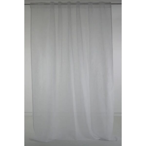 leroy merlin tenda filtrante micao bianco, fettuccia e passanti nascosti 145x295 cm