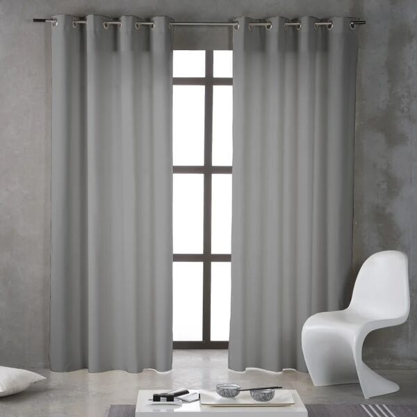 inspire tenda filtrante  ayden grigio, occhiello 200x270 cm