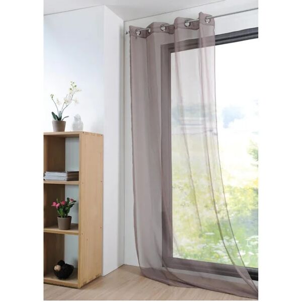 leroy merlin tenda filtrante velo monna beige, occhiello 140x280 cm