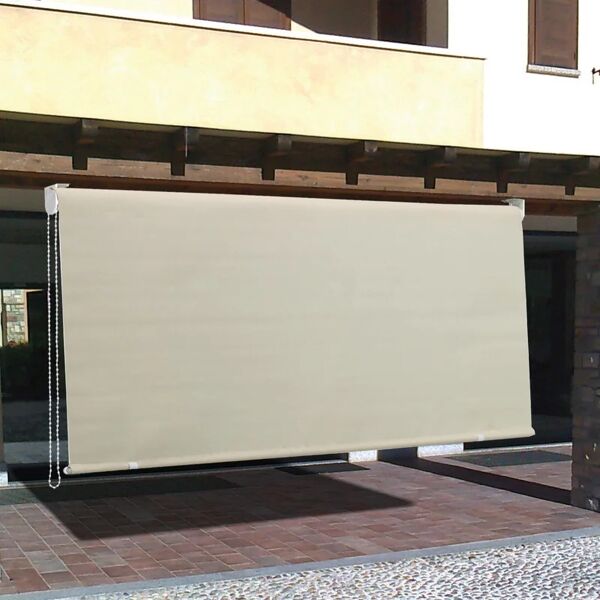 leroy merlin tenda a rullo da sole t1 beige 150x250 cm