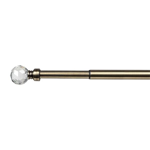 leroy merlin kit bastone per tenda estensibile da 120 a 210 cm luce in ferro anticato Ø 20 mm
