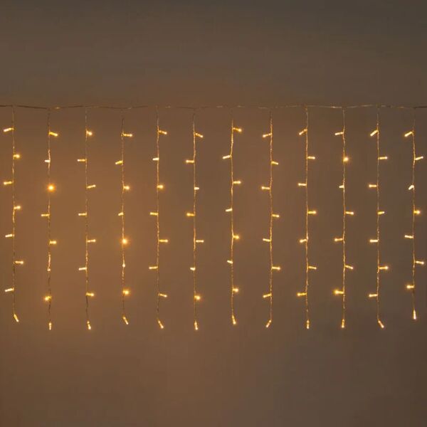 leroy merlin tenda luminosa 120 lampadine led bianco caldo h 50 x l 300 cm