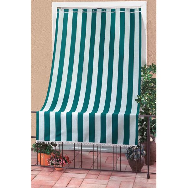 leroy merlin tenda coprente sole caraibi verde e bianco, occhiello 200x300 cm