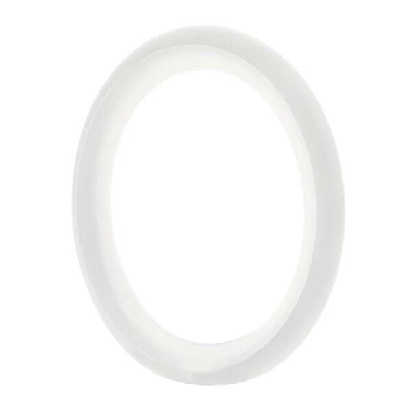 mobois anello Ø20mm modern design bianco verniciato, 10 pz