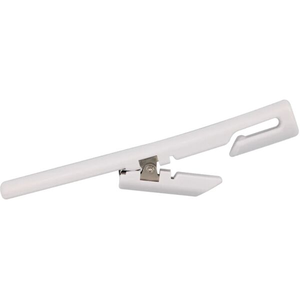 mobois clip per tenda Ø10mm 1025199 in polipropilene bianco opaco, 4 pz