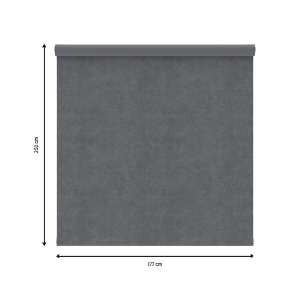 inspire tessuto per tende a rullo oscurante  nelson grigio / argento 177 x 250 cm
