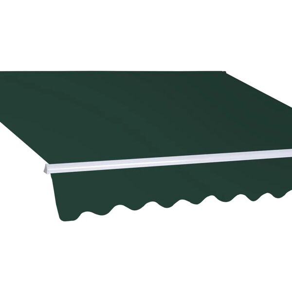 leroy merlin tenda da sole a bracci estensibili mod. t137, l 2.5 x 2 m verde