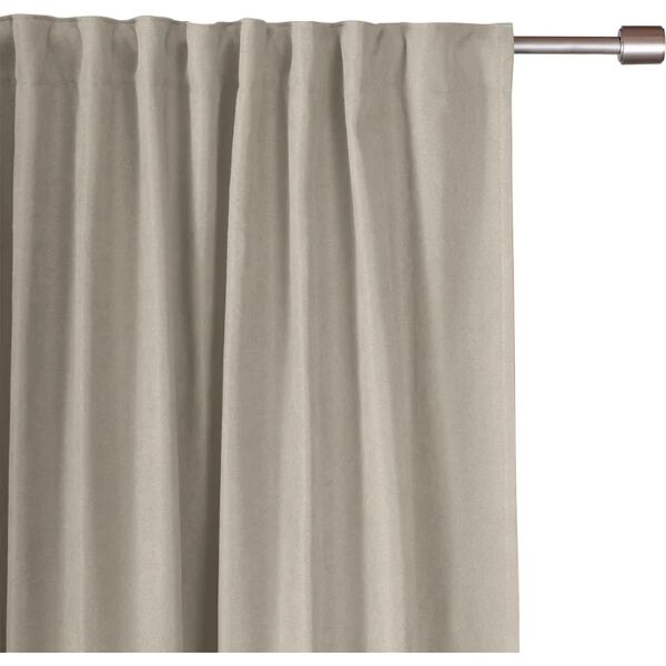 inspire tenda semi-filtrante  termic ragnar beige, fettuccia e passanti nascosti 200x280 cm