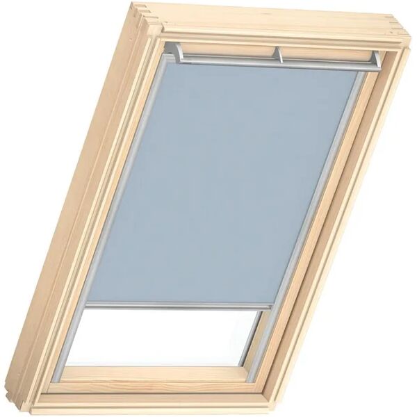 velux tenda per finestra da tetto oscurante  dklp254576s l 94 x h 55 cm azzurro