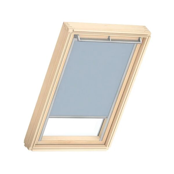 velux tenda per finestra da tetto oscurante  dklpk254576s l 55 x h 94 cm azzurro