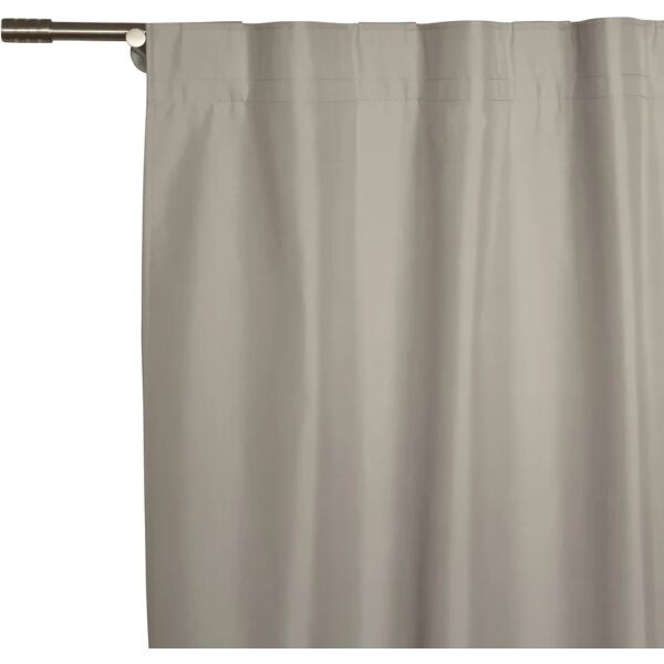 leroy merlin tenda oscurante ignifuga night beige, fettuccia e passanti nascosti 140x300 cm