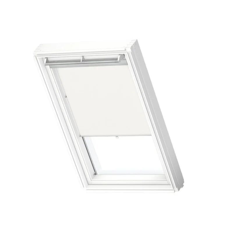 velux tenda per finestra da tetto filtrante  rhl ck00 1028 l 71 x h 74 cm bianco