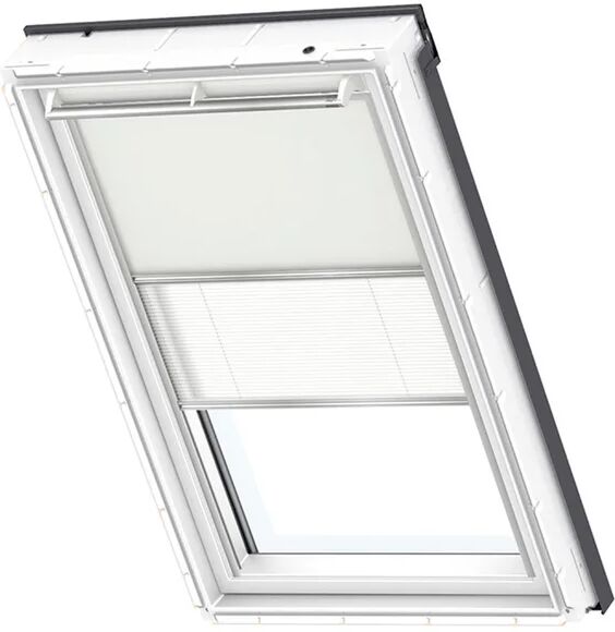 velux tenda per finestra da tetto oscurante e filtrante  dfd u08 1085s l 134 x h 140 cm beige