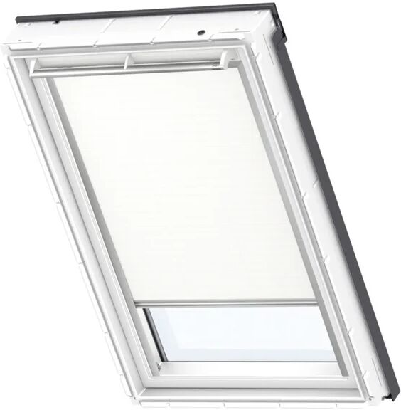 velux tenda per finestra da tetto oscurante  dkl ck04 1025s l 55 x h 98 cm bianco