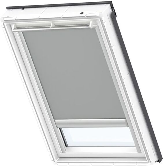 velux tenda per finestra da tetto oscurante  dkl u08 0705s l 134 x h 140 cm grigio