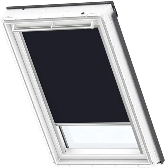 velux tenda per finestra da tetto oscurante  dkl fk08 1100s l 66 x h 140 cm blu