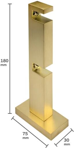 inspire supporto per binario futura l 18 cm oro