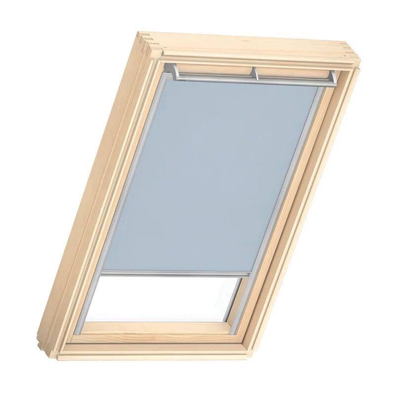 velux tenda per finestra da tetto filtrante  rflck024166s l 55 x h 78 cm azzurro