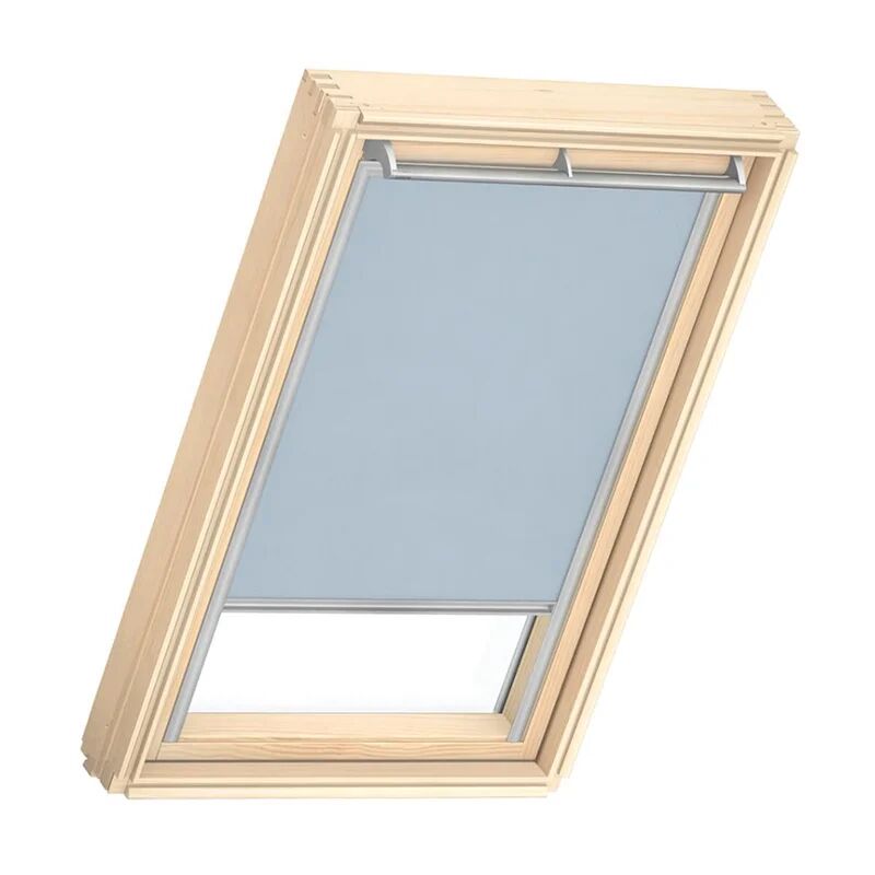 velux tenda per finestra da tetto filtrante  rflfk064166s l 66 x h 118 cm azzurro