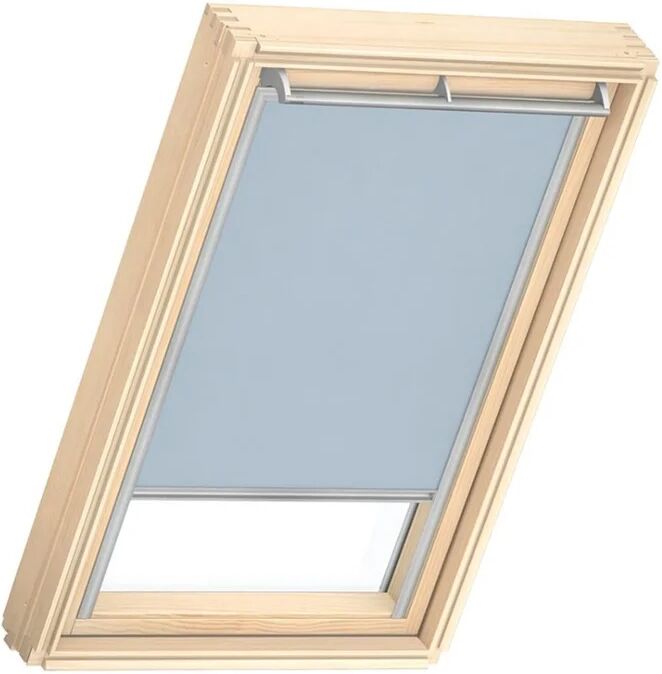 velux tenda per finestra da tetto filtrante  rflm064166s l 78 x h 118 cm azzurro