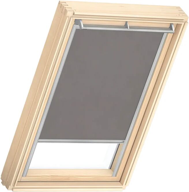 velux tenda per finestra da tetto filtrante  rflu084161s l 134 x h 140 cm grigio