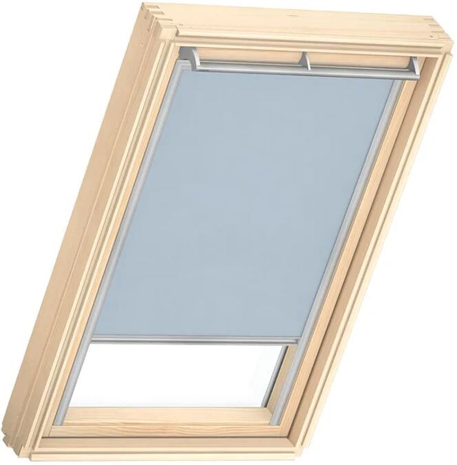 velux tenda per finestra da tetto filtrante  rflu084166s l 134 x h 140 cm azzurro