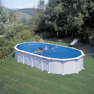 GRE Piscina fuori terra rigida  KITPROV7388 L int 7.3 m x 3.75 m  H 1.32 m